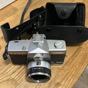 Vintage Sears SL-9 Rikenon 5cm F2.8 35mm w/case Japan